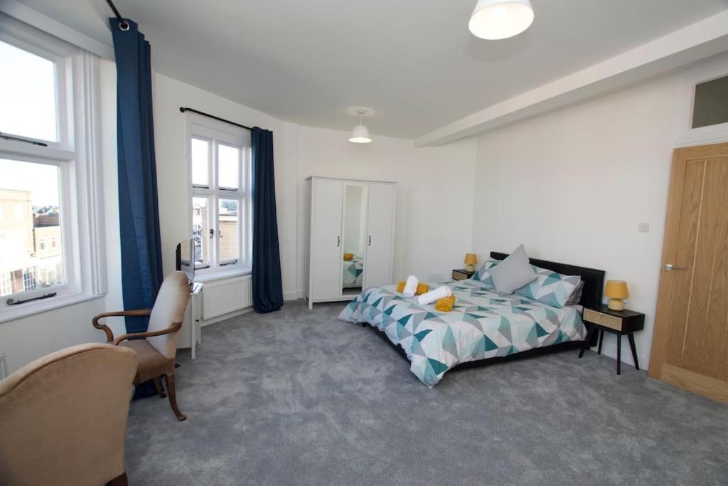 프린턴-온-시 Beautiful Large 3-Bed Coastal Flat With Parking. 아파트 외부 사진