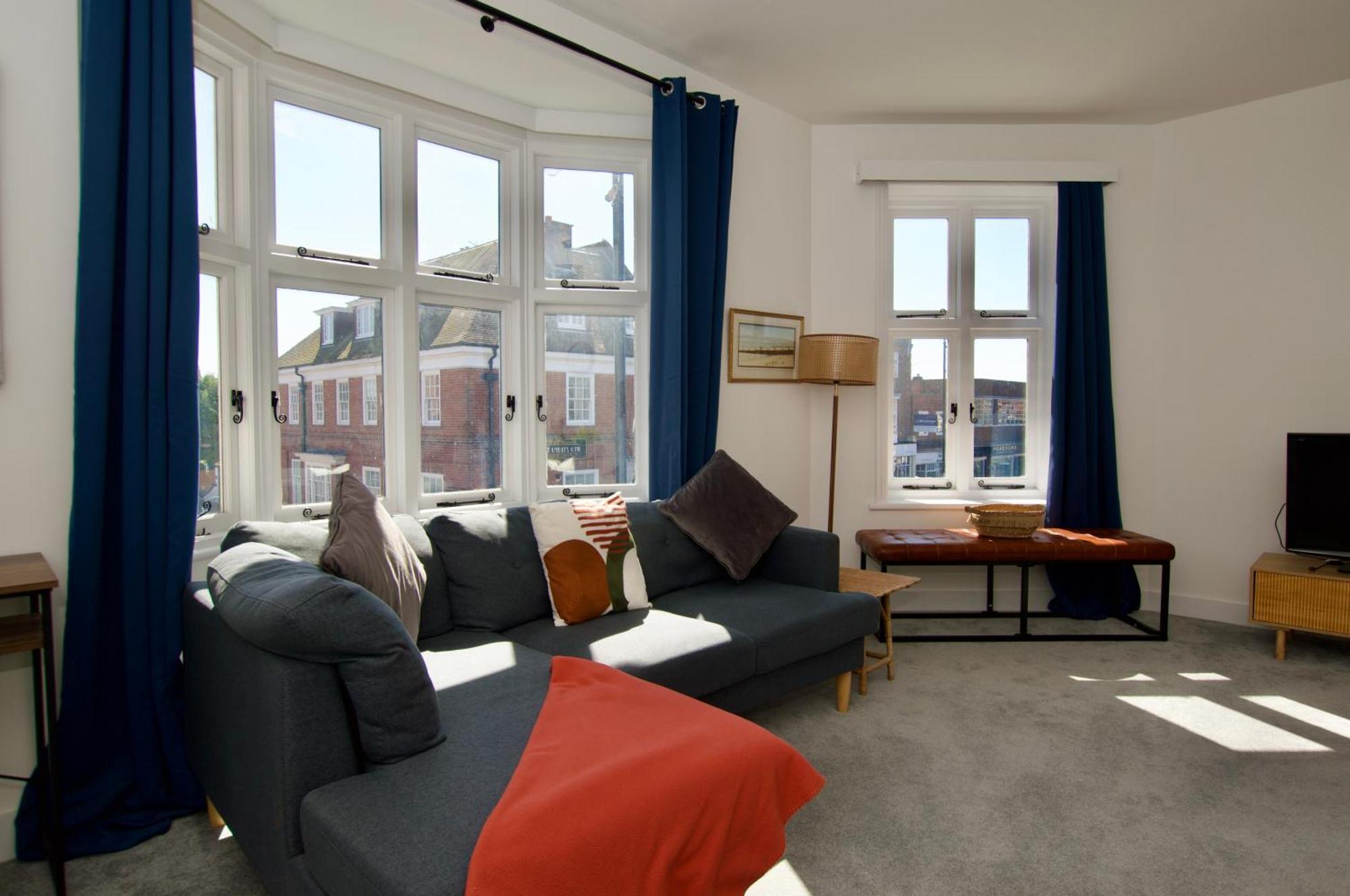 프린턴-온-시 Beautiful Large 3-Bed Coastal Flat With Parking. 아파트 외부 사진