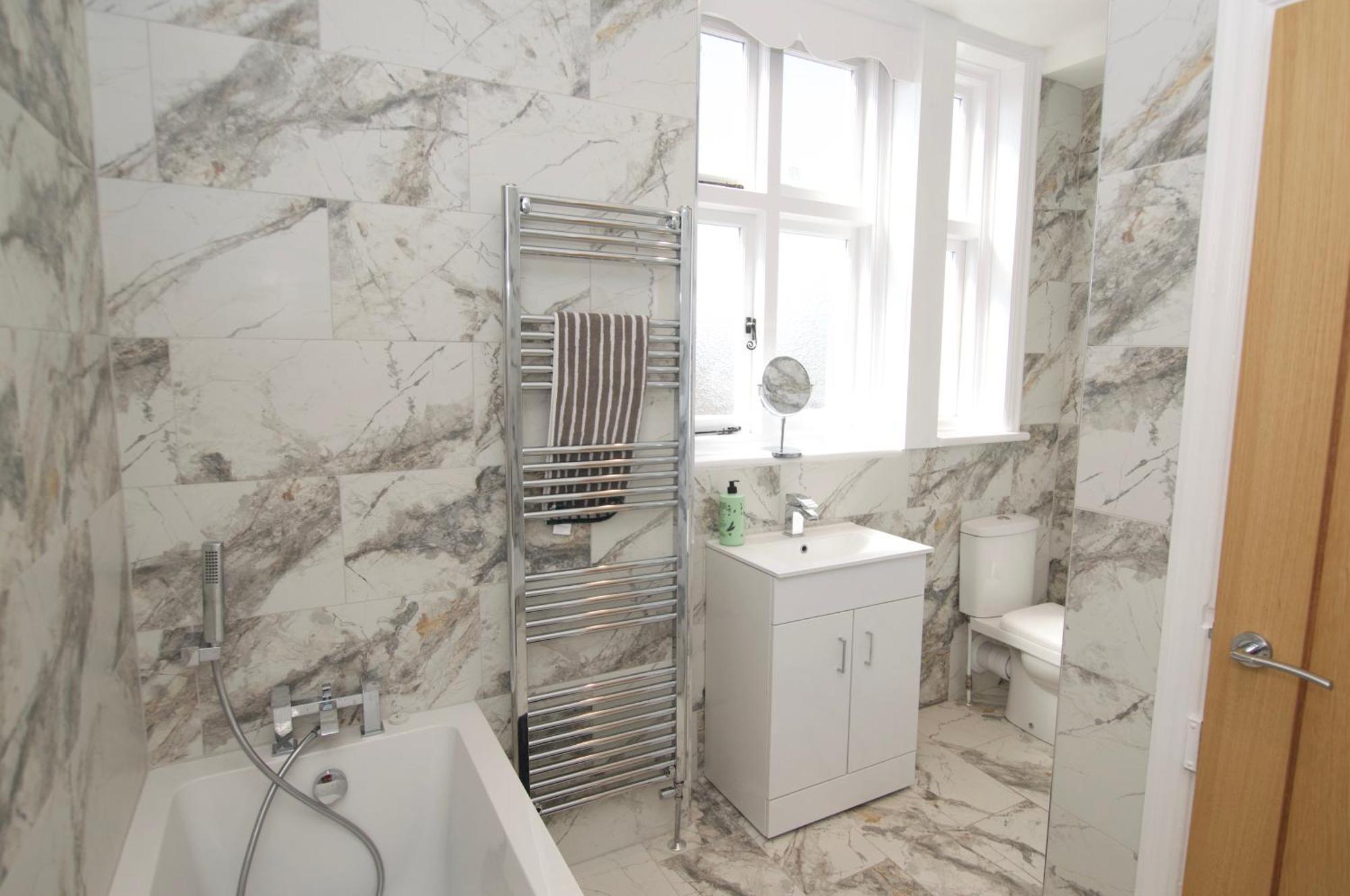 프린턴-온-시 Beautiful Large 3-Bed Coastal Flat With Parking. 아파트 외부 사진